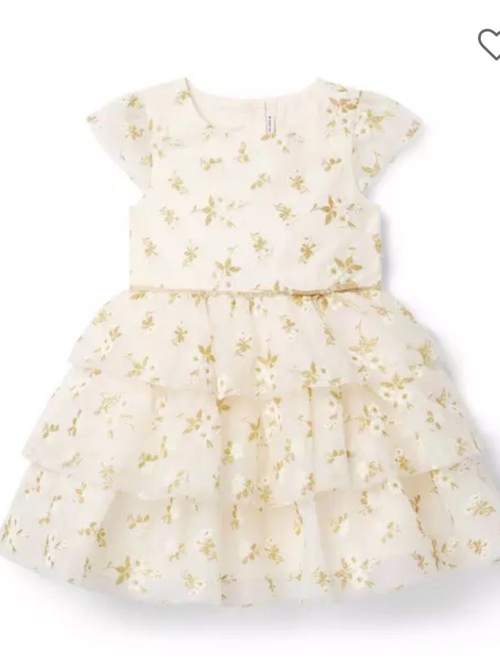 Janie and Jack Shining moment dress tulle - like new 12-18 mo